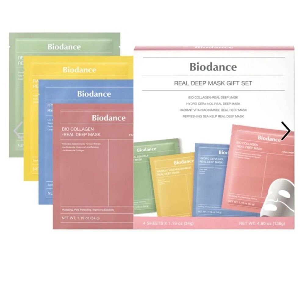 New in Box - Biodance | Real Deep Mask Gift Set - 4 Masks